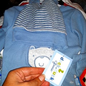 Duck duck goose beand sweater and hat for boy